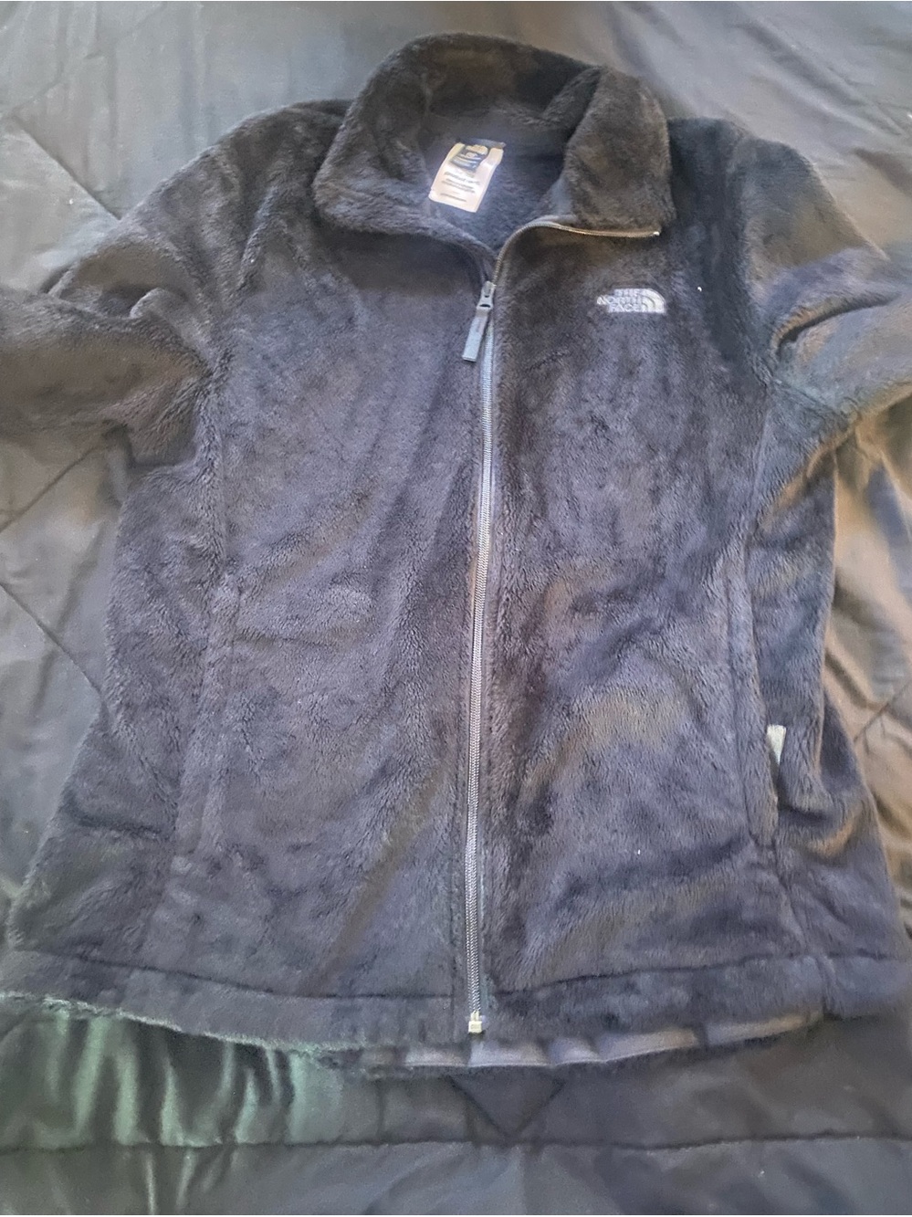 The North Face Black Teddy Fleece Zip Jacket